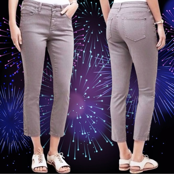 Pilcro and the Letterpress ‘Stet’ Cropped Side Slit Jeans in Gray Size 27 - Picture 1 of 14